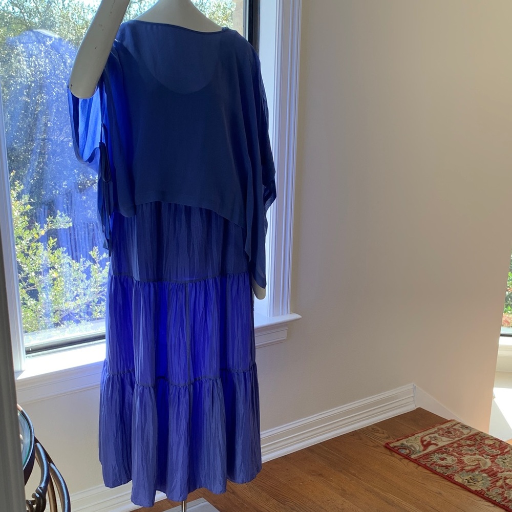 Eileen Fisher Vibrant Blue Maxi Dress